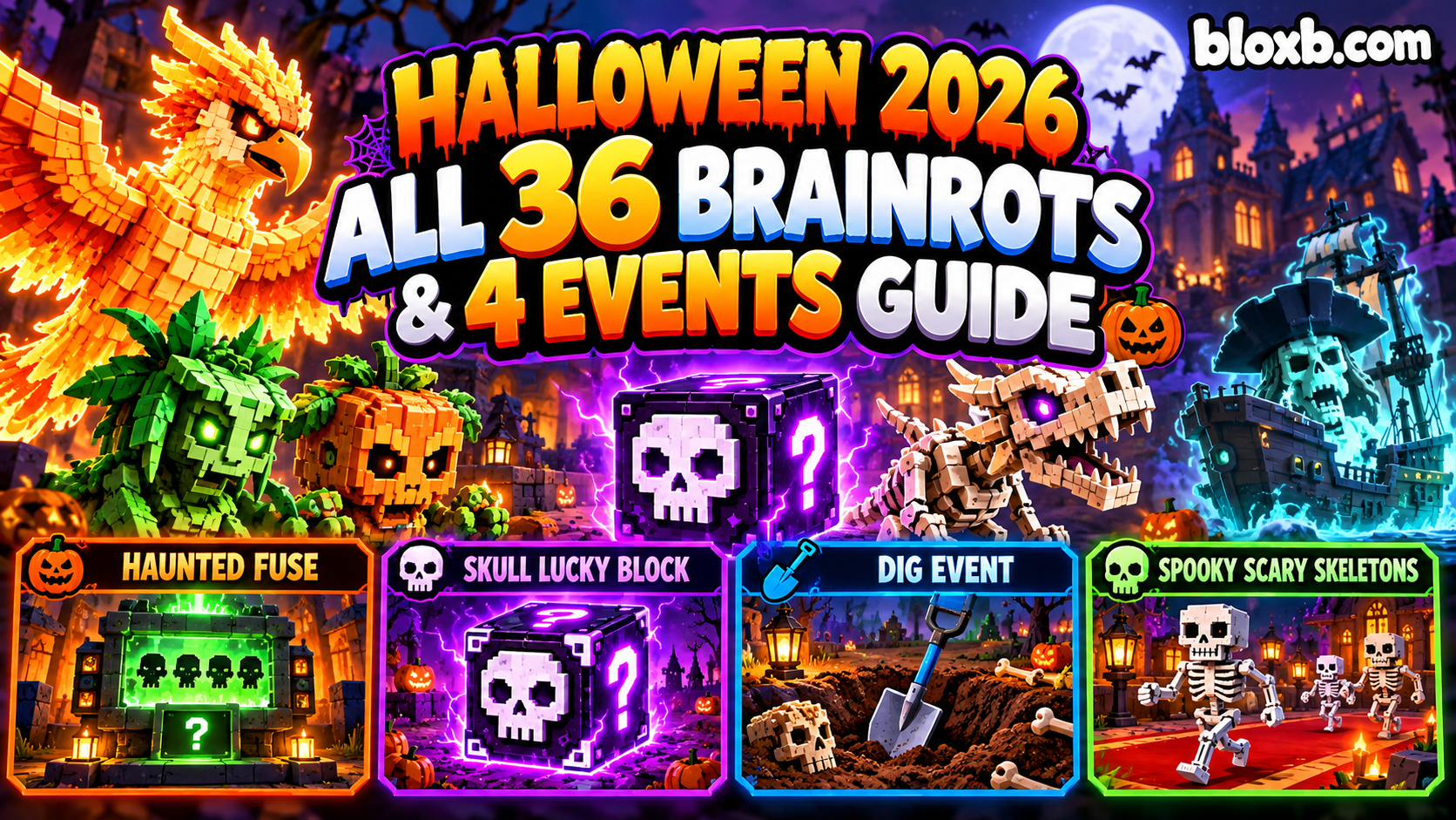 Steal a Brainrot Halloween 2026: All 36 Brainrots & 4 Events Guide